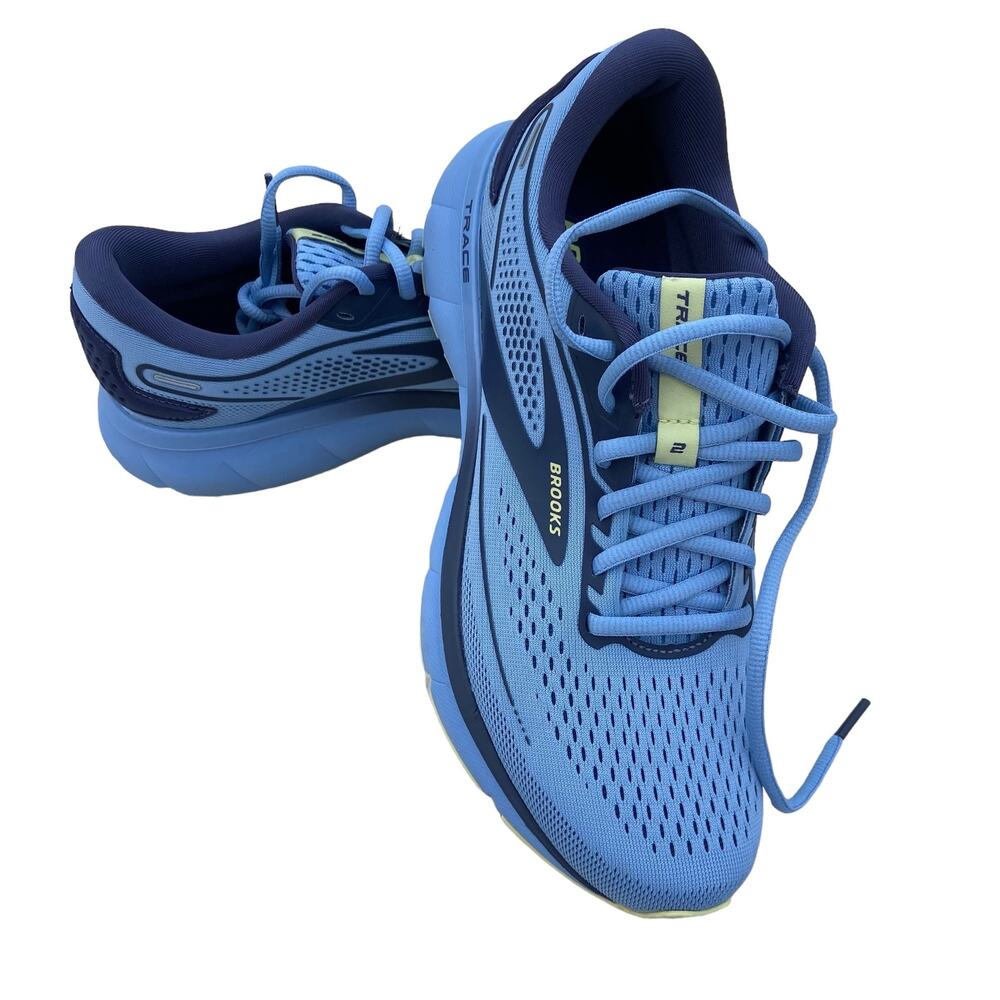 Brooks Trace 2 Womens size 9.5 Shoes Blue Running Walking Sneaker